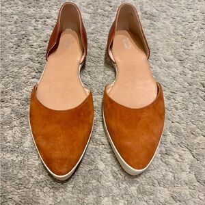 Women's Pointed Dr. Scholl’s Flat in Tan Brown